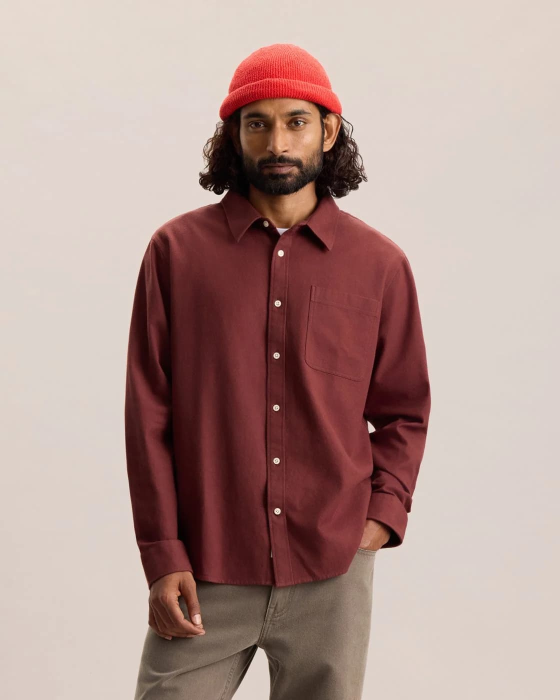 TWILL FLANNEL SHIRT