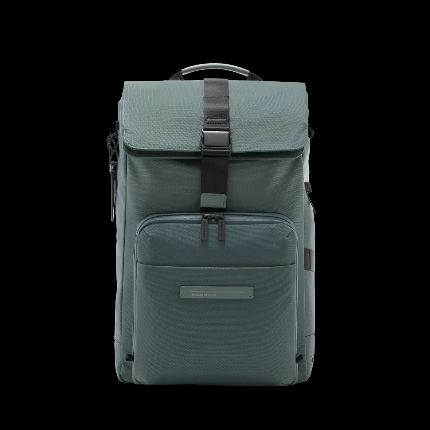 Midtown Flaptop Backpack / Pine Green / Recycled Nylon