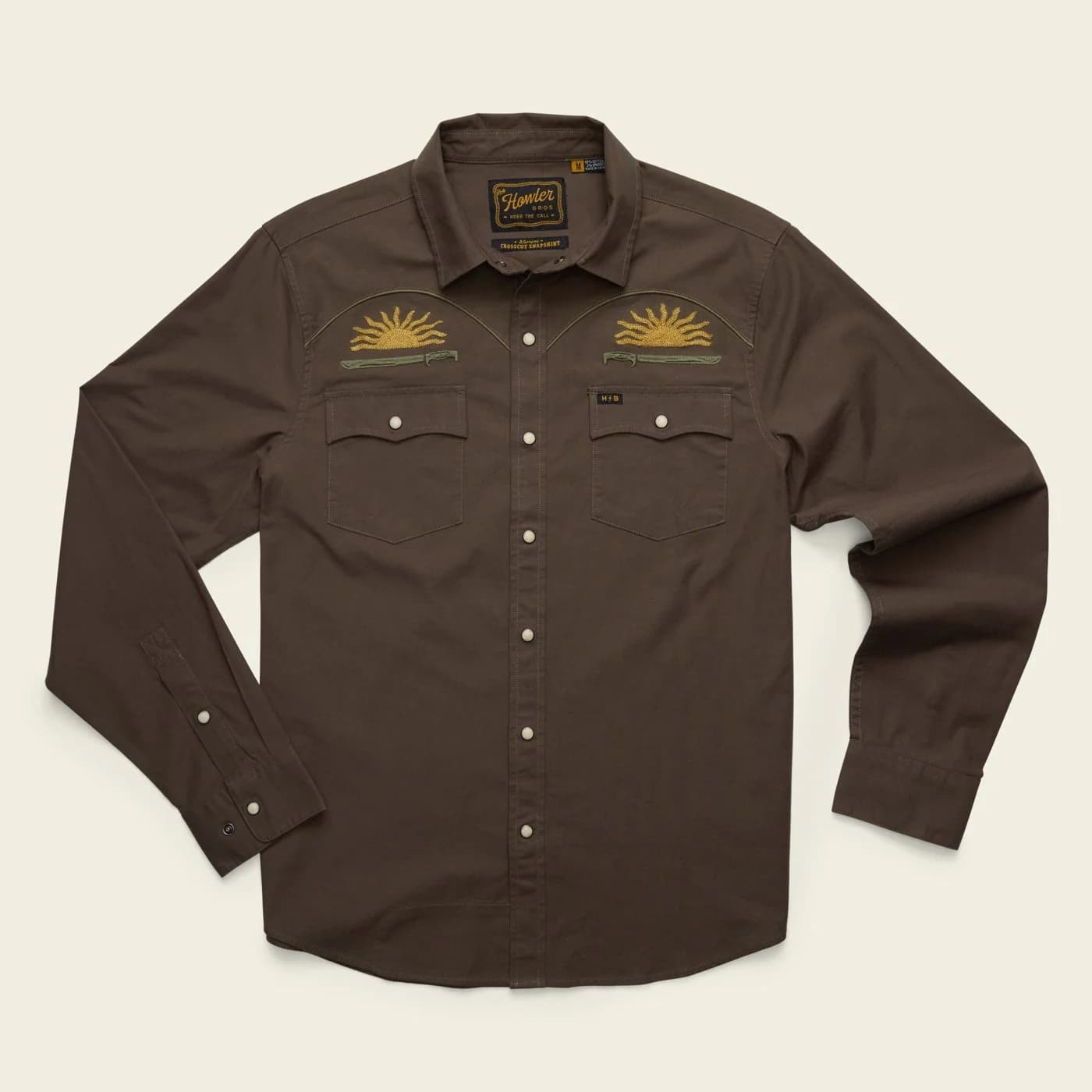Crosscut Deluxe Snapshirt - Sharp Dawn : Earth