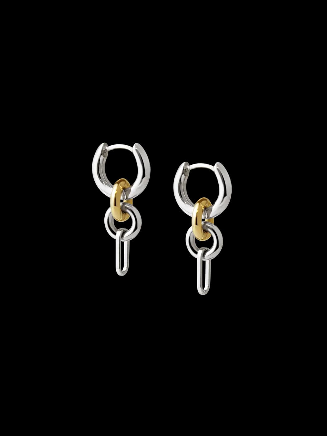 Two Tone Frena Earrings