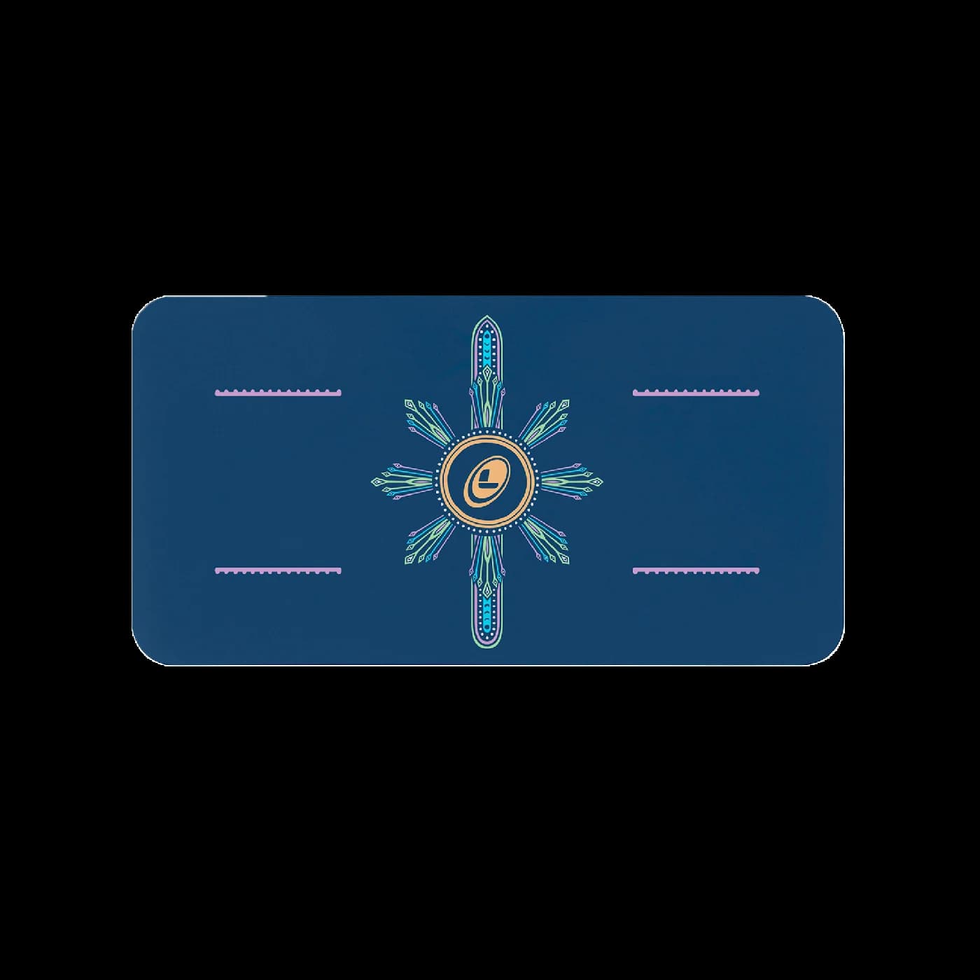 "Very Near Perfect" Liforme Cosmic Moon Dusk Blue Yoga Pad
