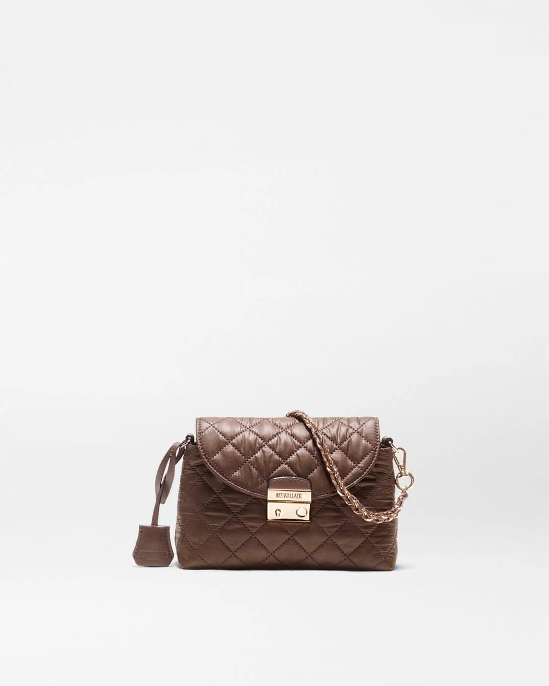 Walnut Brown Mini Crosby Lock Shoulder