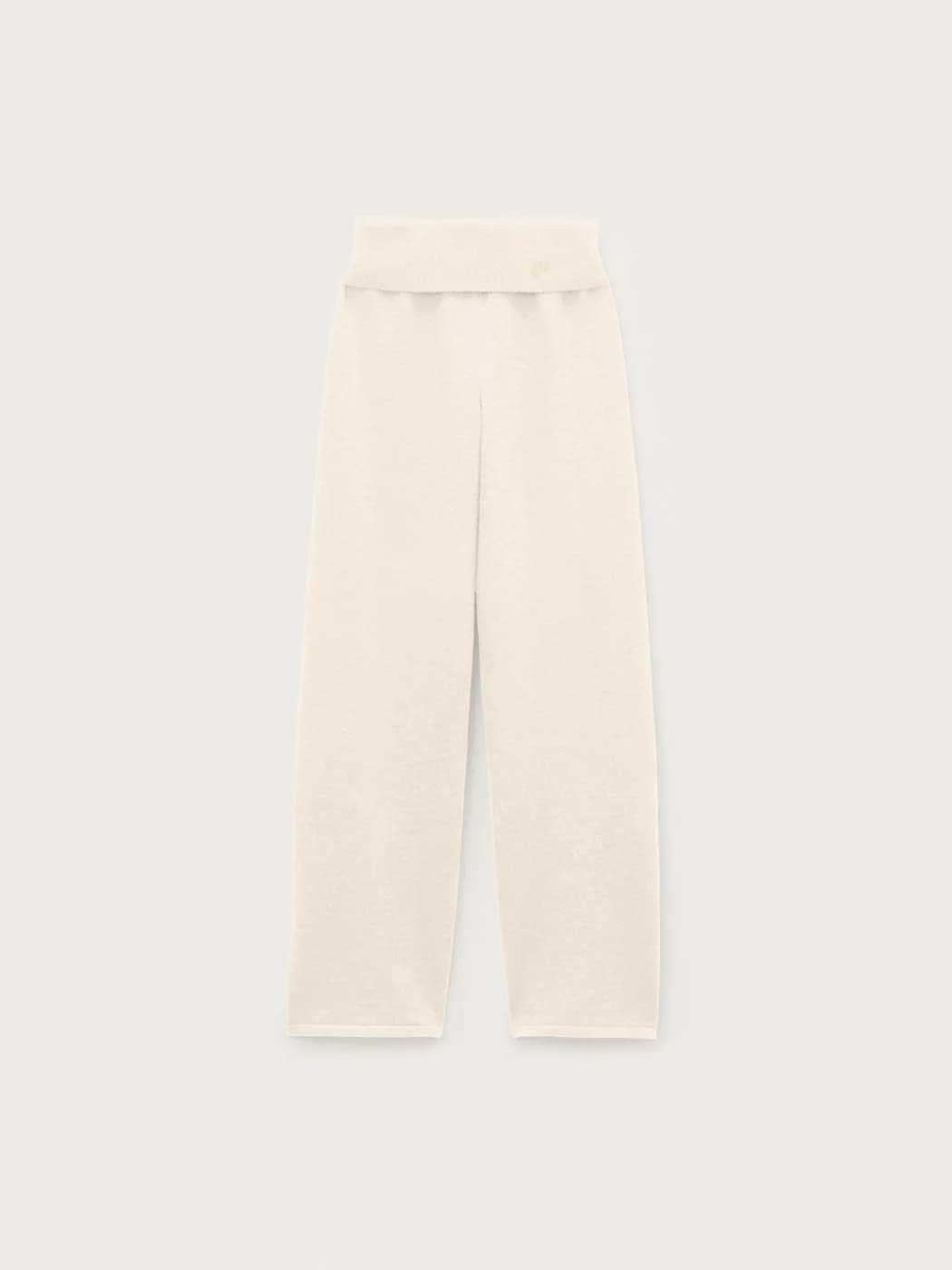 Womens Merino Wool Straight Leg Trousers—Soft Void