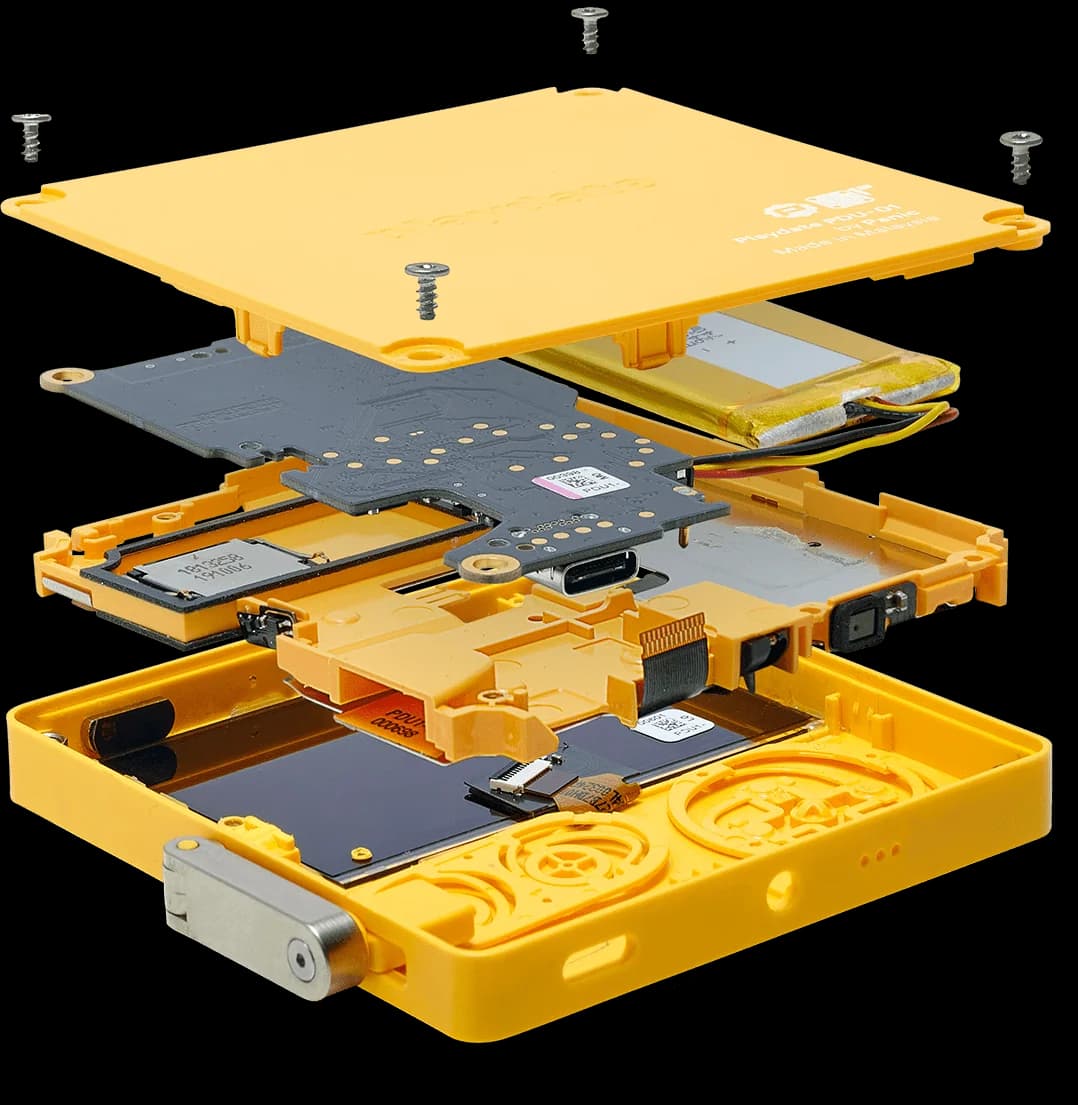 Playdate.  The little yellow game system — image from homepage