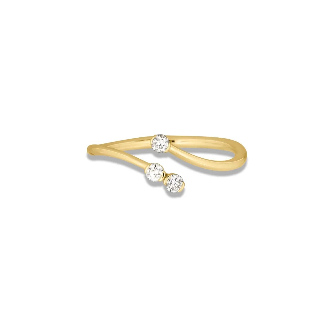 Little Diamond Hug Ring