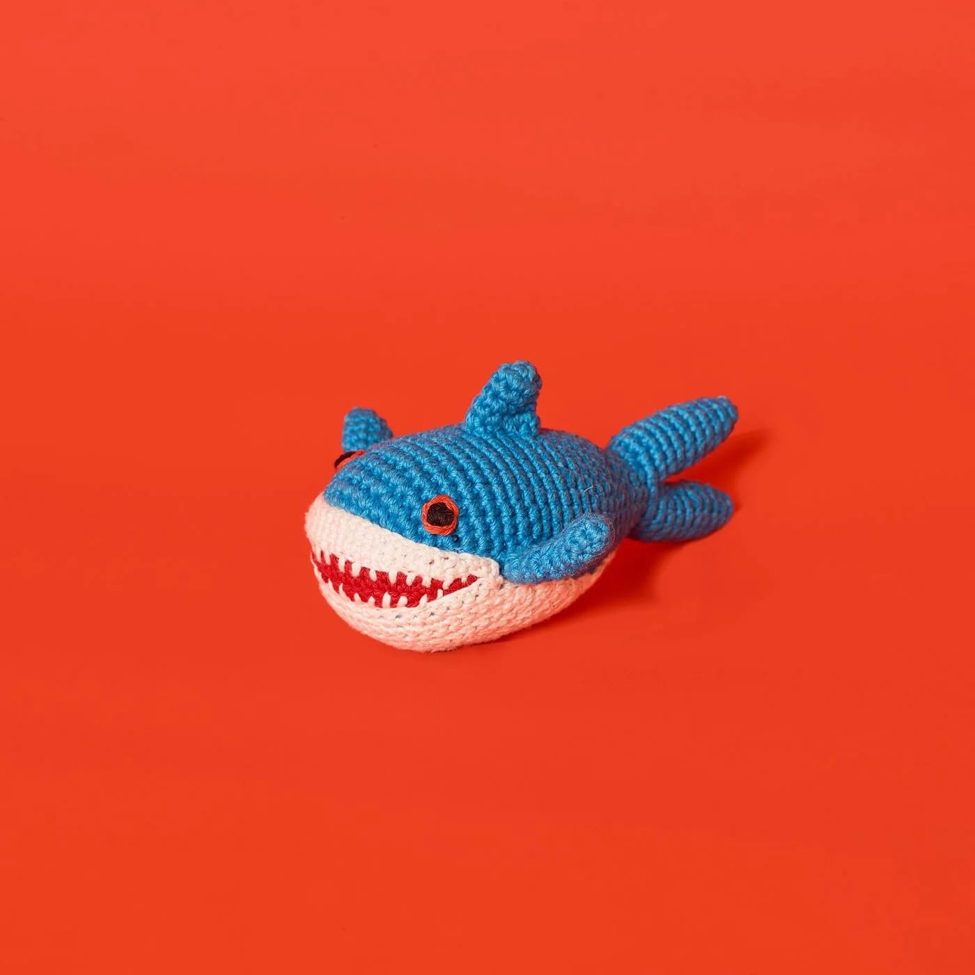 Crochet Shark Dog Toy
